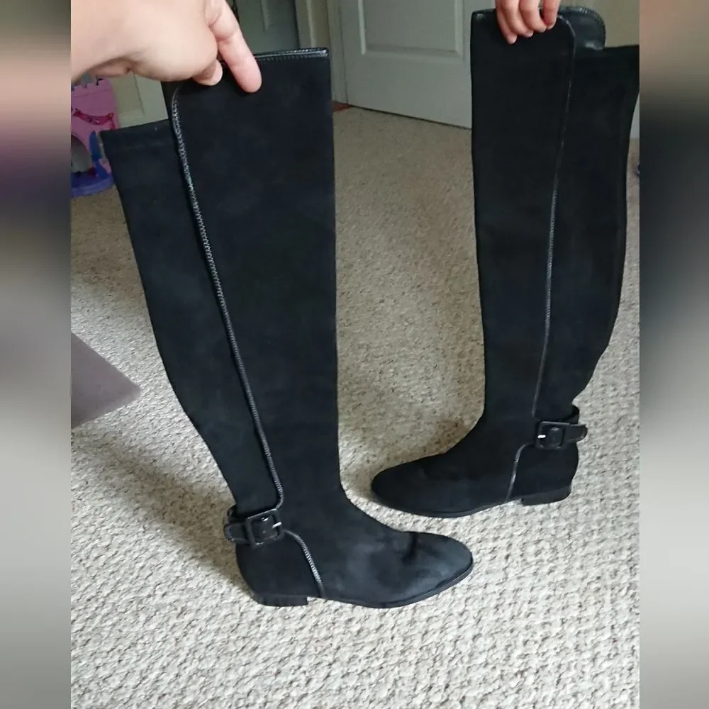 LK Bennett Delilah knee high suede boots size 6.5